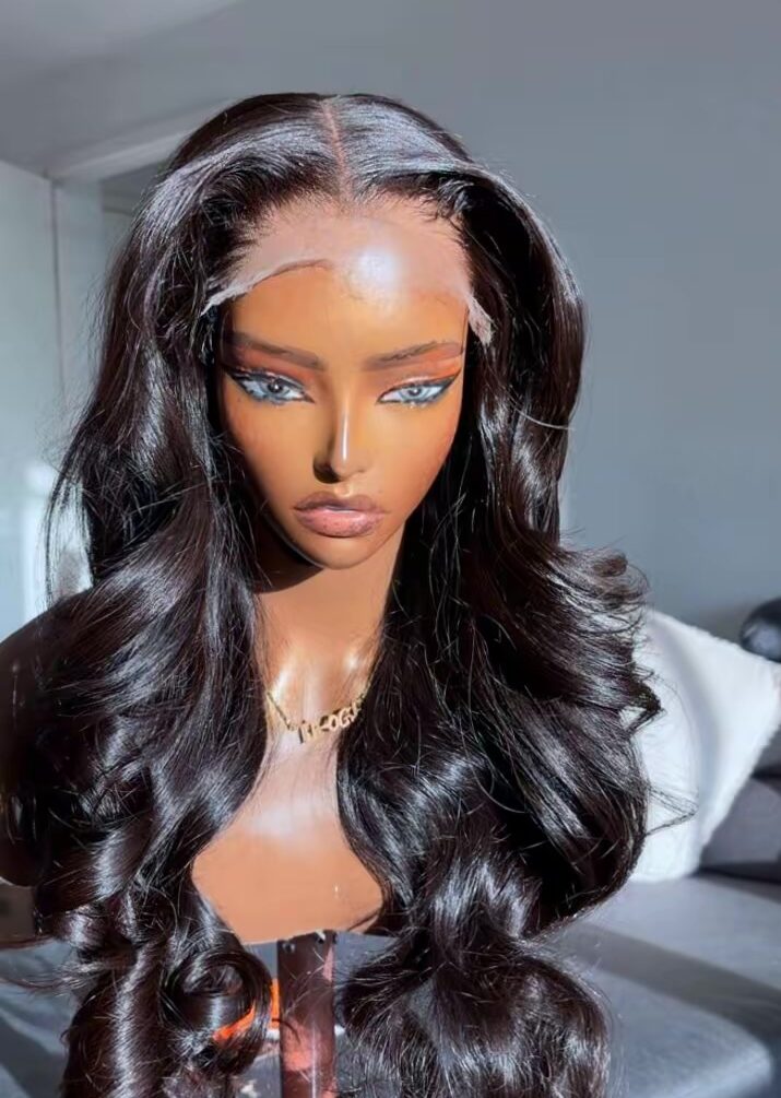 Raw Indonesian Hair Full Natural HD Lace Wig Double Draw