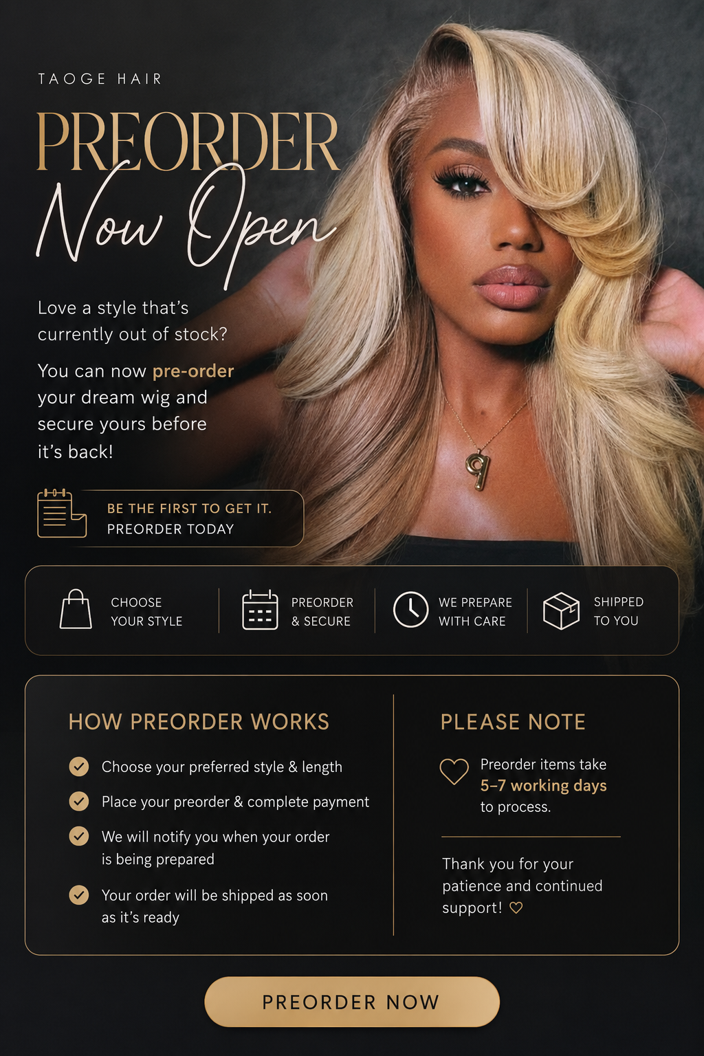 Available to Ship — Taoge Hairs